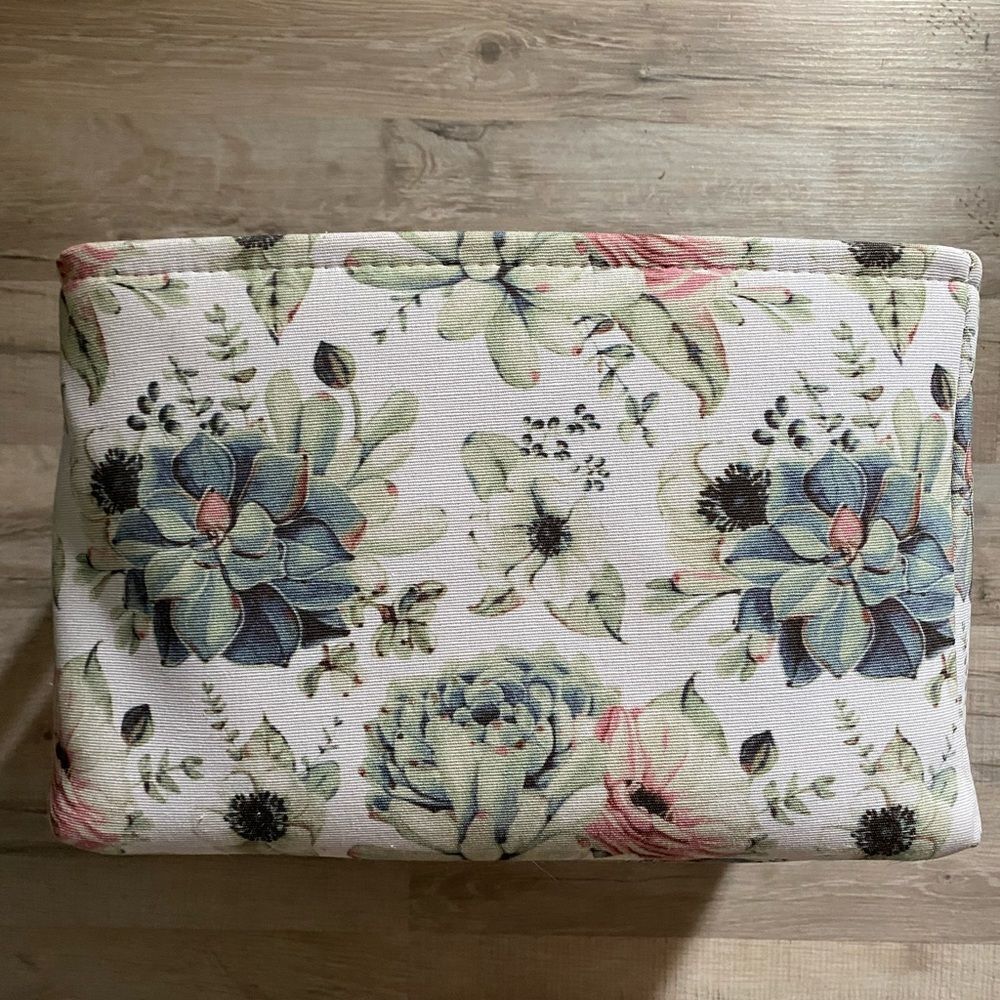 THRO Lotus Floral Fabric Storage Bin